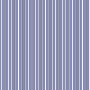 Small Cool Grey Pin Stripe Pattern Vertical in White