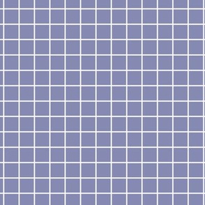 Grid Pattern - Cool Grey and White