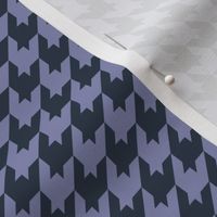Houndstooth Pattern - Cool Grey and Medium Charcoal