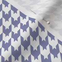 Houndstooth Pattern - Cool Grey and White