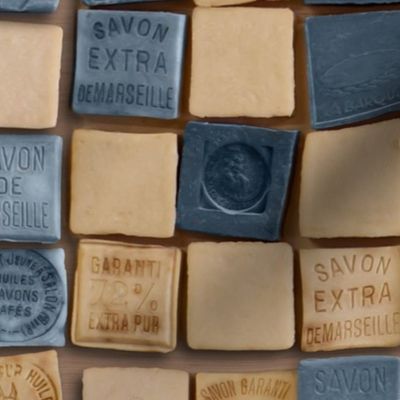 French Soaps (life size) | French Blue