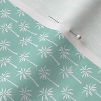 TINY palm tree // mint simple summer tropical palms print trendy print