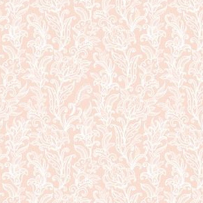 Floral -  Pale pink peach companion
