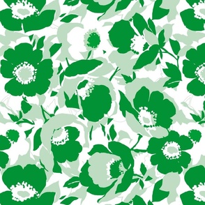 Frankie Floral Green