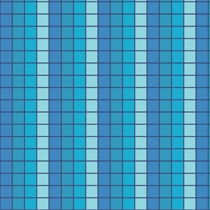 Simple squares in Blue