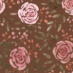 Earth color Pink Roses