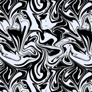 Black and White Swirl - Liquid