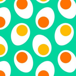 Boiled eggs (green)