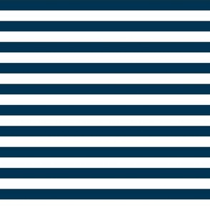 Navy Stripe - Horizontal Medium
