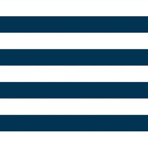 Navy Stripe - Horizontal Large