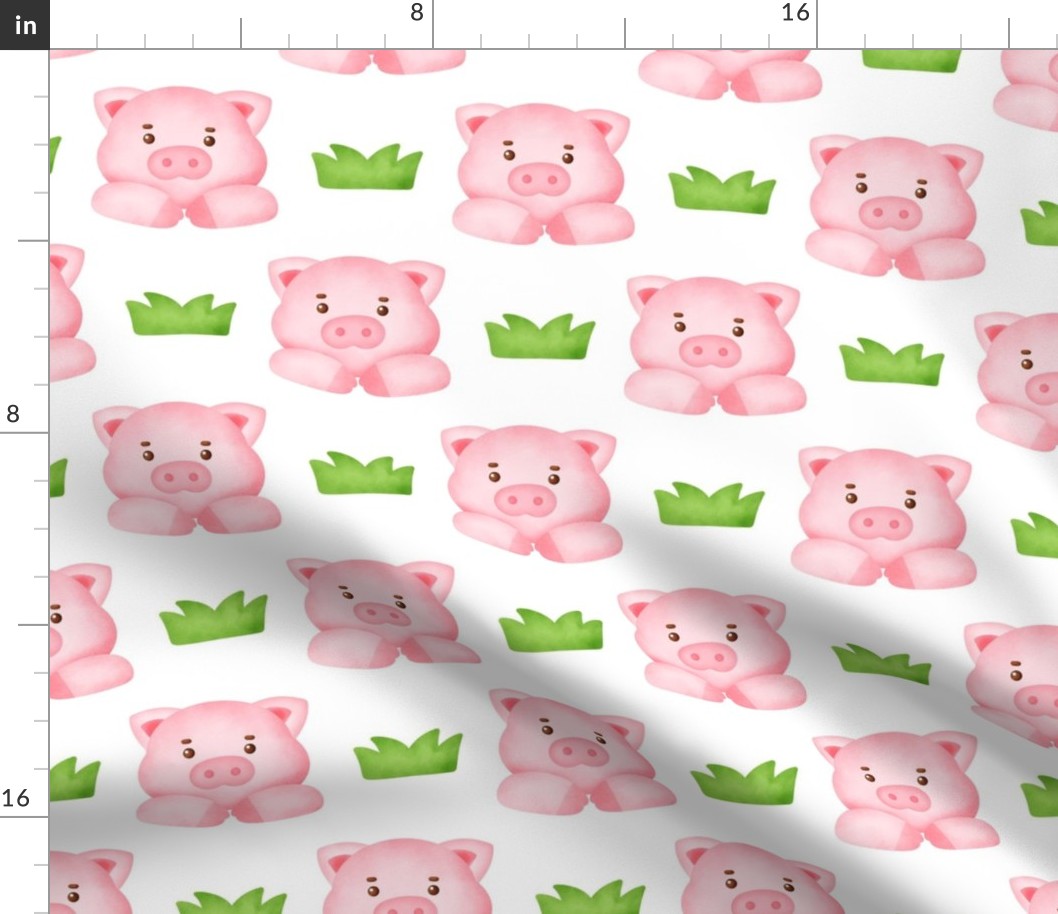Large Scale Pink Pigs