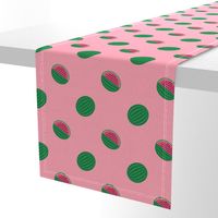 Bigger Scale Watermelons on Pink