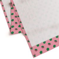 Smaller Scale Watermelons on Pink