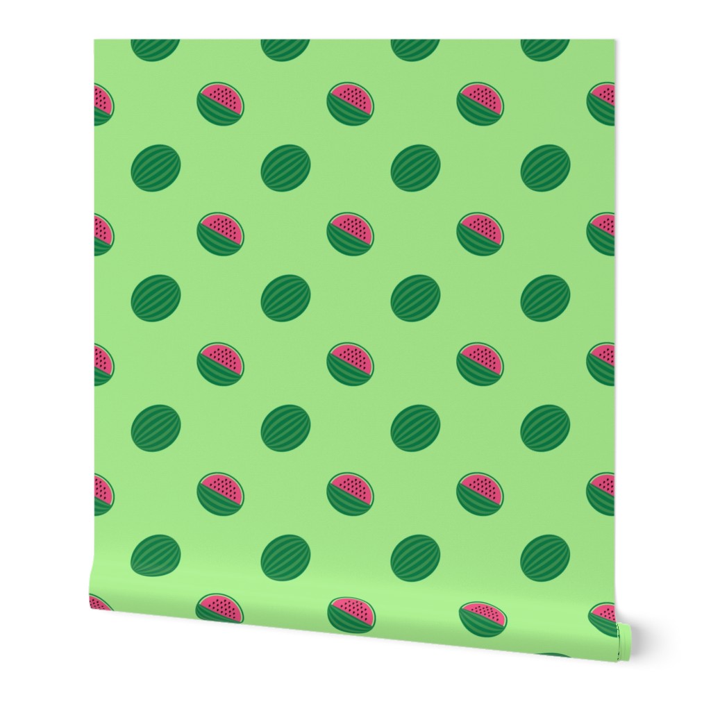 Bigger Scale Watermelons on Green