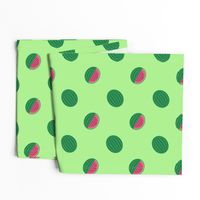 Bigger Scale Watermelons on Green