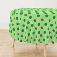 Bigger Scale Watermelons on Green