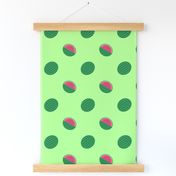 Bigger Scale Watermelons on Green