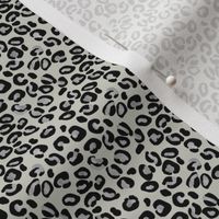 Mini Leopard Spots in Silver and Ivory 