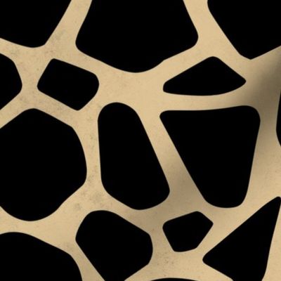 Large Scale Animal Print - Dark Giraffe Spots