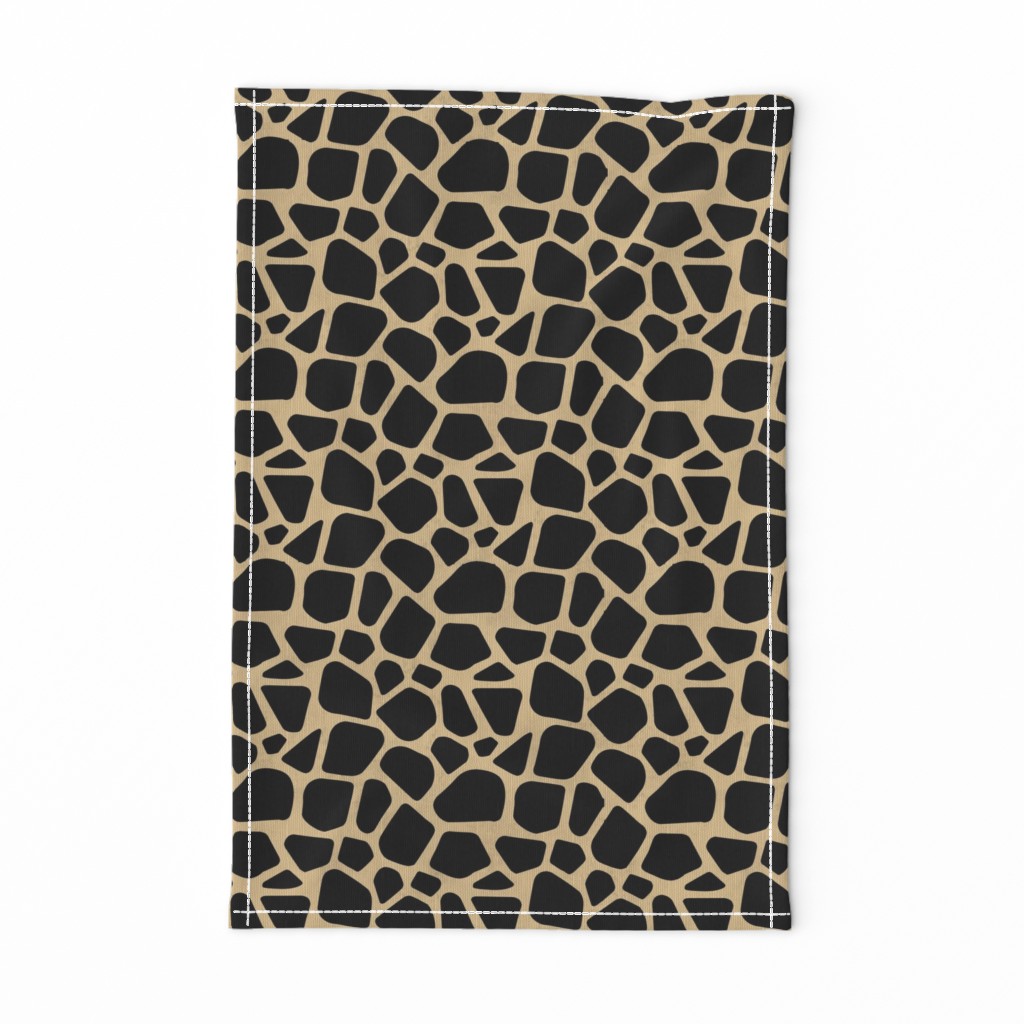 Medium Scale Animal Print - Dark Giraffe Spots