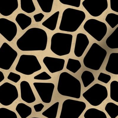 Medium Scale Animal Print - Dark Giraffe Spots