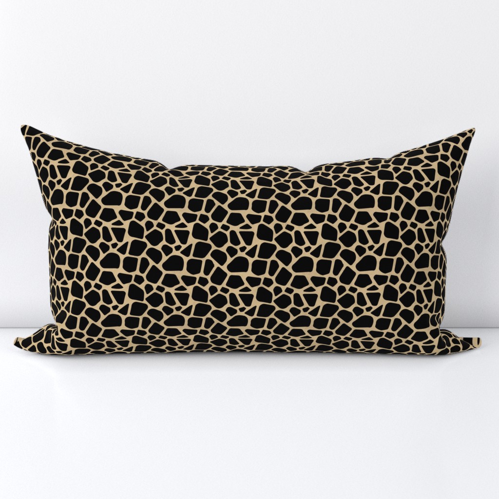 Small Scale Animal Print - Dark Giraffe Spots