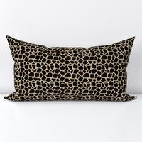 Small Scale Animal Print - Dark Giraffe Spots