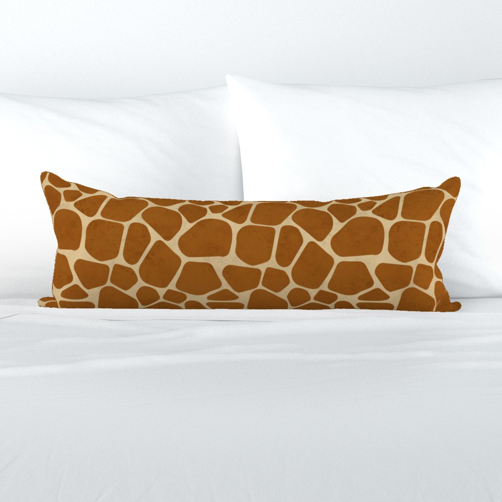 Large Scale Animal Print - Light Giraffe Spots