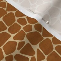 Small Scale Animal Print - Light Giraffe Spots