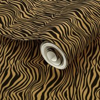 Small Scale Animal Print - Black and Ivory Zebra Stripes