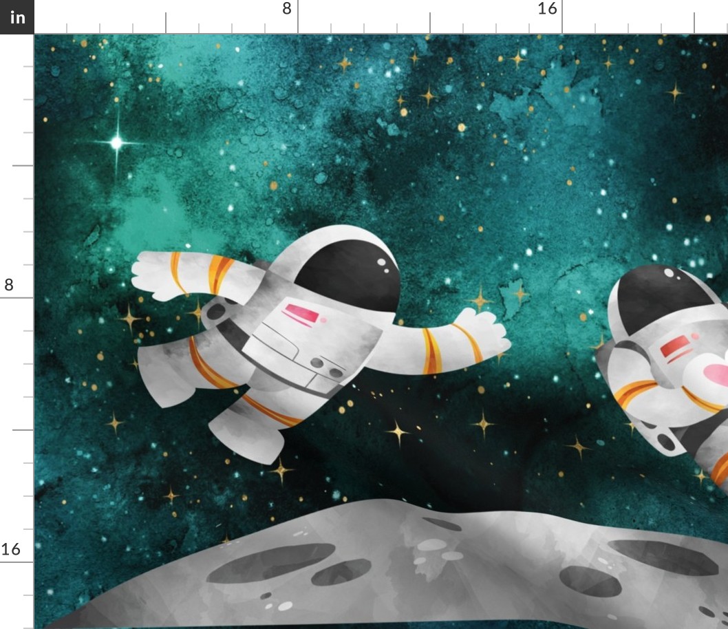 27x36 blanket I love you astronaut