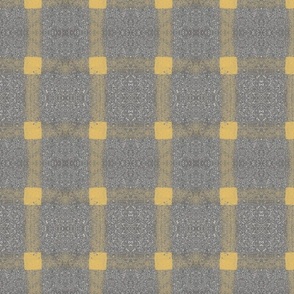 Gray+Ocher 4" Squares