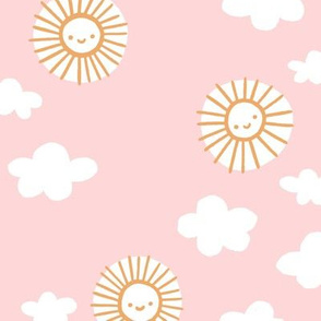 Happy Sun in Dusty Pink