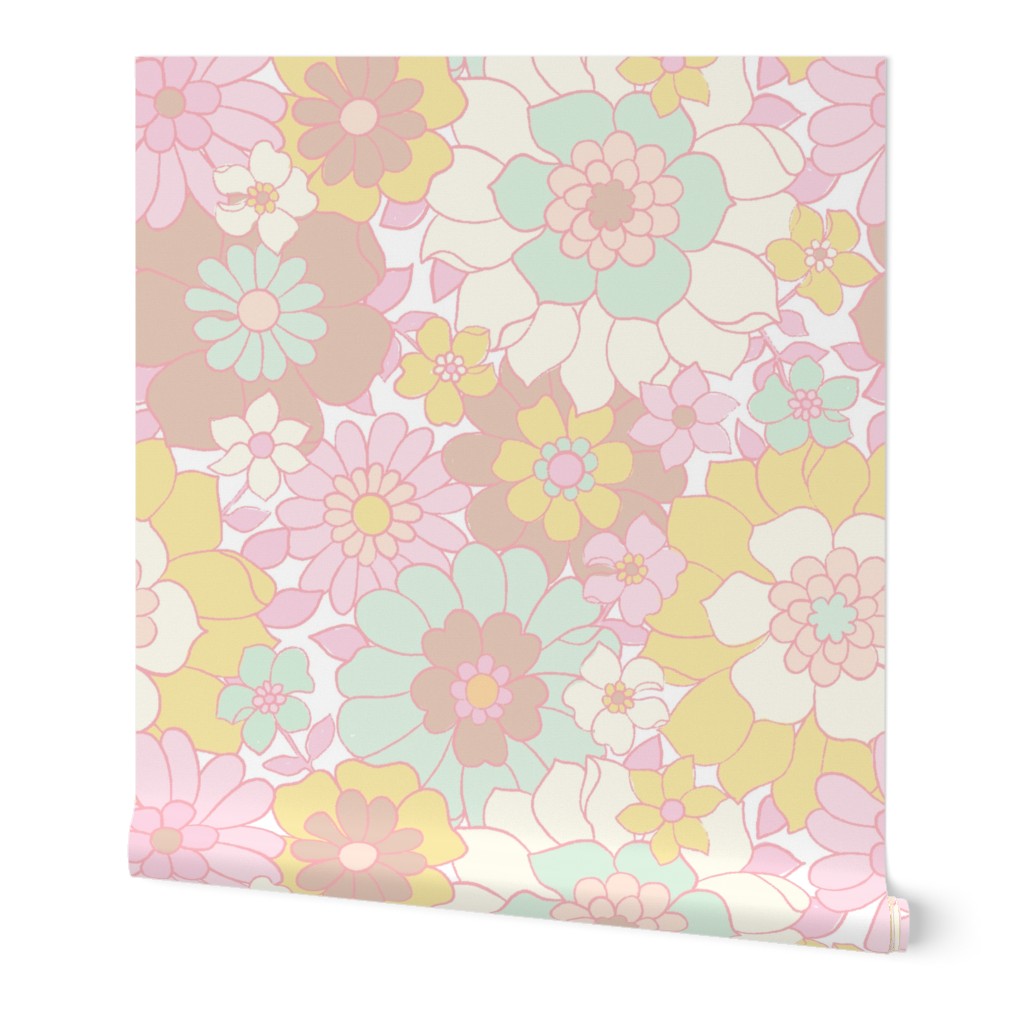 Avery Floral Pastel Candy- large scale