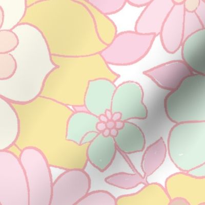 Avery Floral Pastel Candy- large scale