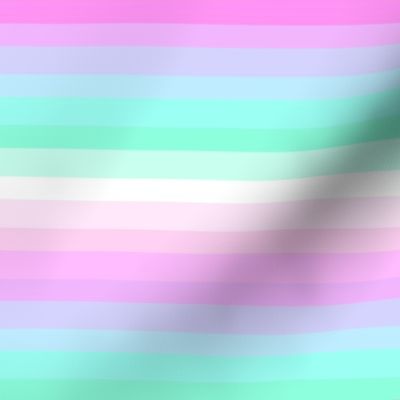 Rainbow Pastel Stripes, Pastel Lines, Blue Pink Mint Green, Purple