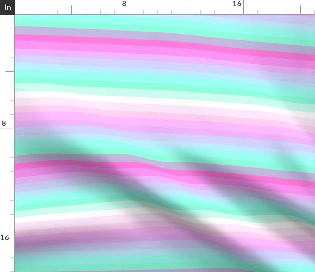 Rainbow Pastel Stripes, Pastel Lines, Blue Pink Mint Green, Purple