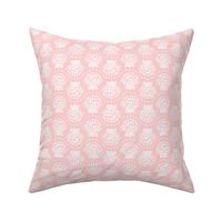 2 directional - Pretty Scallop Shells - pink -small scale