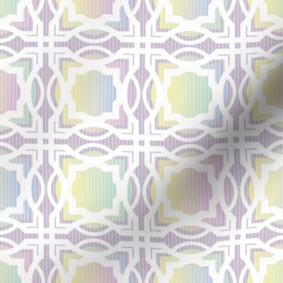 geometric grid with pastel gradients by rysunki_malunki