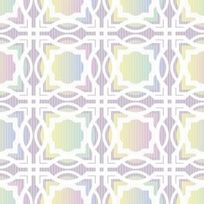 geometric grid with pastel gradients by rysunki_malunki