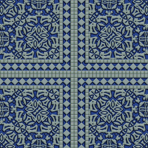 Tiles. Ornate.baroque,motifs,ornaments pattern 