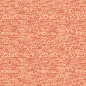 abstract texture in peach fuzz and rose terracotta by rysunki_malunki