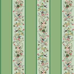 HUMMINGBIRD STRIPE - HUMMINGBIRD COLLECTION (GREEN)