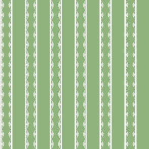 SCALLOP STRIPE - HUMMINGBIRD COLLECTION (GREEN)