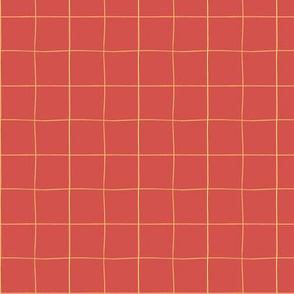 Mustard and Strawberry Grid