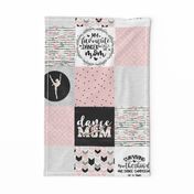 Dance Mom//Pink - Wholecloth Cheater Quilt