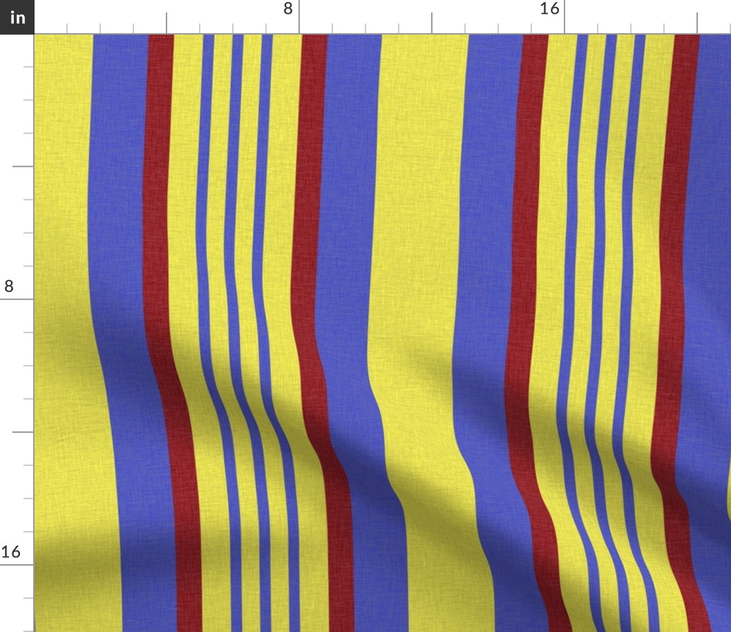 custom tartan stripe #2, 10" repeat