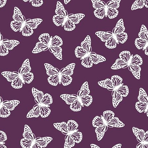 Purple butterfly digital wallpaper butterfly abstract glow neon purple  HD wallpaper  Wallpaperbetter