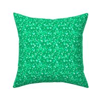 Small Sparkly Bokeh Pattern - Jade Green Color