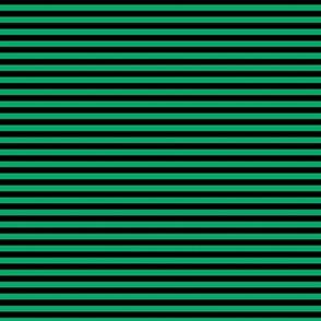 Small Jade Green Bengal Stripe Pattern Horizontal in Black